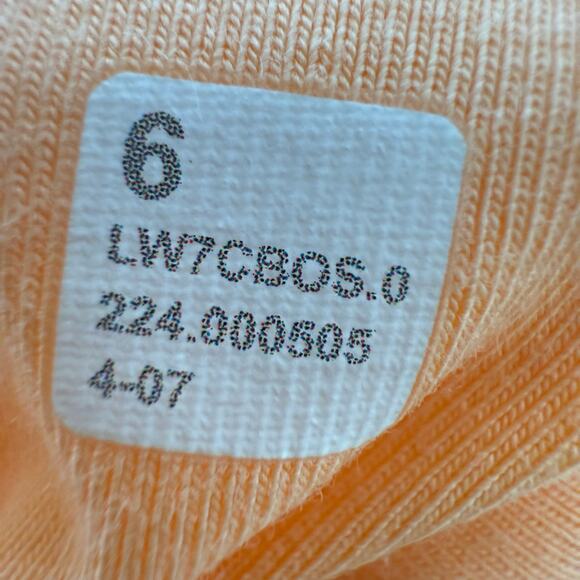 Lululemon Scuba High-Rise Short 5" Cotton Terry in Peach Bellini 6 Women's - Picture 8 of 8